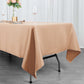 60"x102" Nude Premium Polyester Rectangular Tablecloth - 220GSM