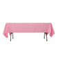 60"x102" Pink Premium Polyester Rectangular Tablecloth - 220GSM