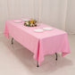 60"x102" Pink Premium Polyester Rectangular Tablecloth - 220GSM