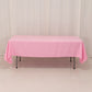 60"x102" Pink Premium Polyester Rectangular Tablecloth - 220GSM