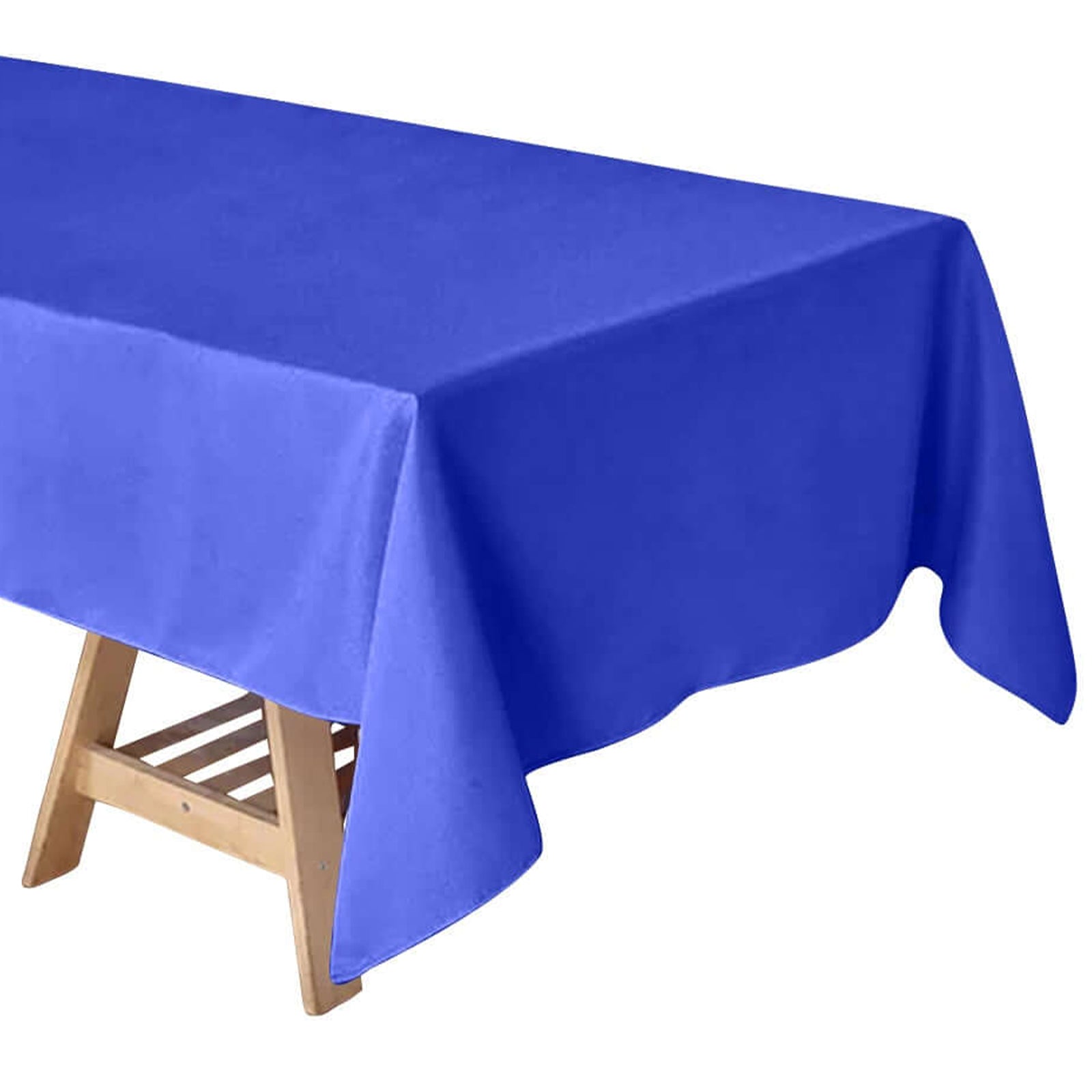 Royal Blue Polyester Rectangular 60 Inch x 102 Inch Tablecloth