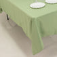 60"x102" Sage Green Premium Polyester Rectangular Tablecloth - 220GSM