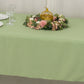 60"x102" Sage Green Premium Polyester Rectangular Tablecloth - 220GSM