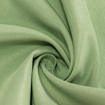 Elegant Sage Green Polyester Rectangular Tablecloth