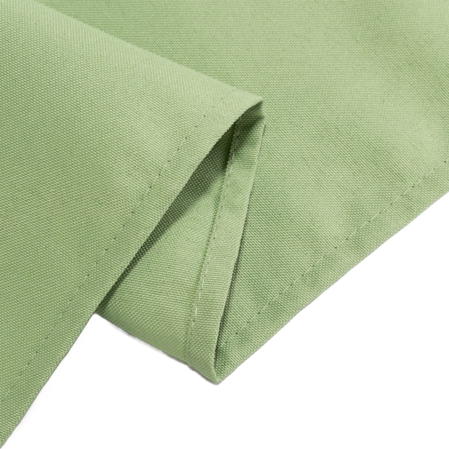 60"x102" Sage Green Premium Polyester Rectangular Tablecloth - 220GSM