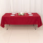 60"x102" Wine Polyester Rectangular Tablecloth