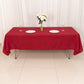 60"x102" Wine Polyester Rectangular Tablecloth