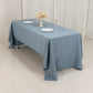 60"x126" Dusty Blue Premium Polyester Rectangular Tablecloth - 220GSM