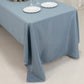 60"x126" Dusty Blue Premium Polyester Rectangular Tablecloth - 220GSM