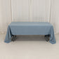 60"x126" Dusty Blue Premium Polyester Rectangular Tablecloth - 220GSM