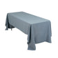 60"x126" Dusty Blue Premium Polyester Rectangular Tablecloth - 220GSM