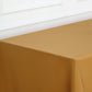 60"x126" Gold Premium Polyester Rectangular Tablecloth - 220GSM