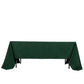 60"x126" Hunter Emerald Green Premium Polyester Rectangular Tablecloth - 220GSM