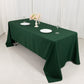 60"x126" Hunter Emerald Green Premium Polyester Rectangular Tablecloth - 220GSM