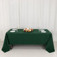 60"x126" Hunter Emerald Green Premium Polyester Rectangular Tablecloth - 220GSM