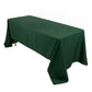 60"x126" Hunter Emerald Green Premium Polyester Rectangular Tablecloth - 220GSM