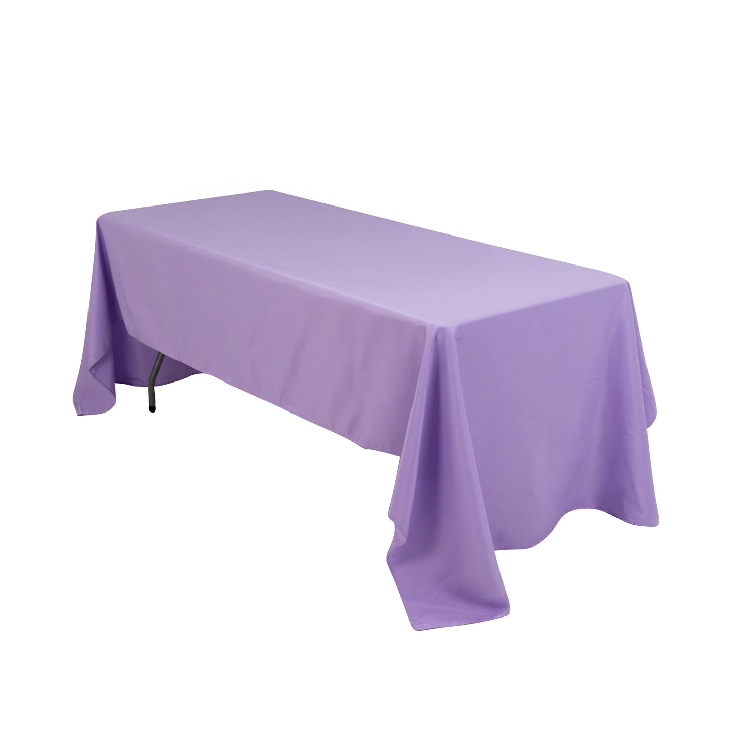 60"x126" Lavender Lilac Premium Polyester Rectangular Tablecloth - 220GSM