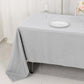 60"x126" Silver Premium Polyester Rectangular Tablecloth - 220GSM