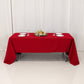 Premium Polyester 60"x126" Rectangle Tablecloth Wine - Stain-Resistant 220GSM Finish for Special Eve