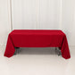 Premium Polyester 60"x126" Rectangle Tablecloth Wine - Stain-Resistant 220GSM Finish for Special Eve