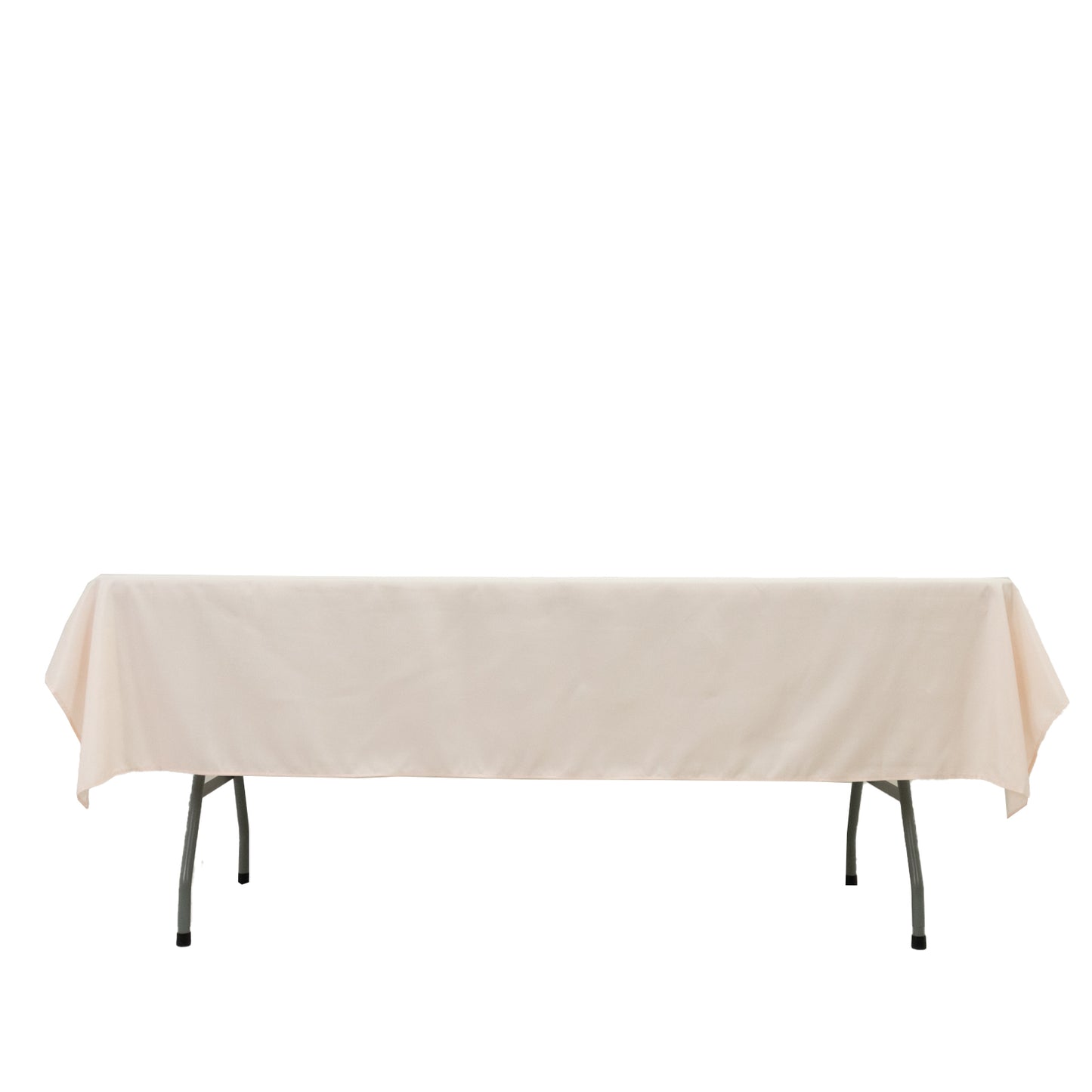 Polyester Tablecloth 60"×84" Blush – Rectangle, Washable & Wrinkle-Resistant, Perfect for Parties