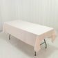 Polyester Tablecloth 60"×84" Blush – Rectangle, Washable & Wrinkle-Resistant, Perfect for Parties