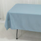 Polyester Tablecloth 60"×84" Dusty Blue – Rectangle, Washable & Wrinkle-Resistant, Perfect for Parties