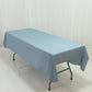 Polyester Tablecloth 60"×84" Dusty Blue – Rectangle, Washable & Wrinkle-Resistant, Perfect for Parties