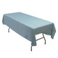 Polyester Tablecloth 60"×84" Dusty Blue – Rectangle, Washable & Wrinkle-Resistant, Perfect for Parties