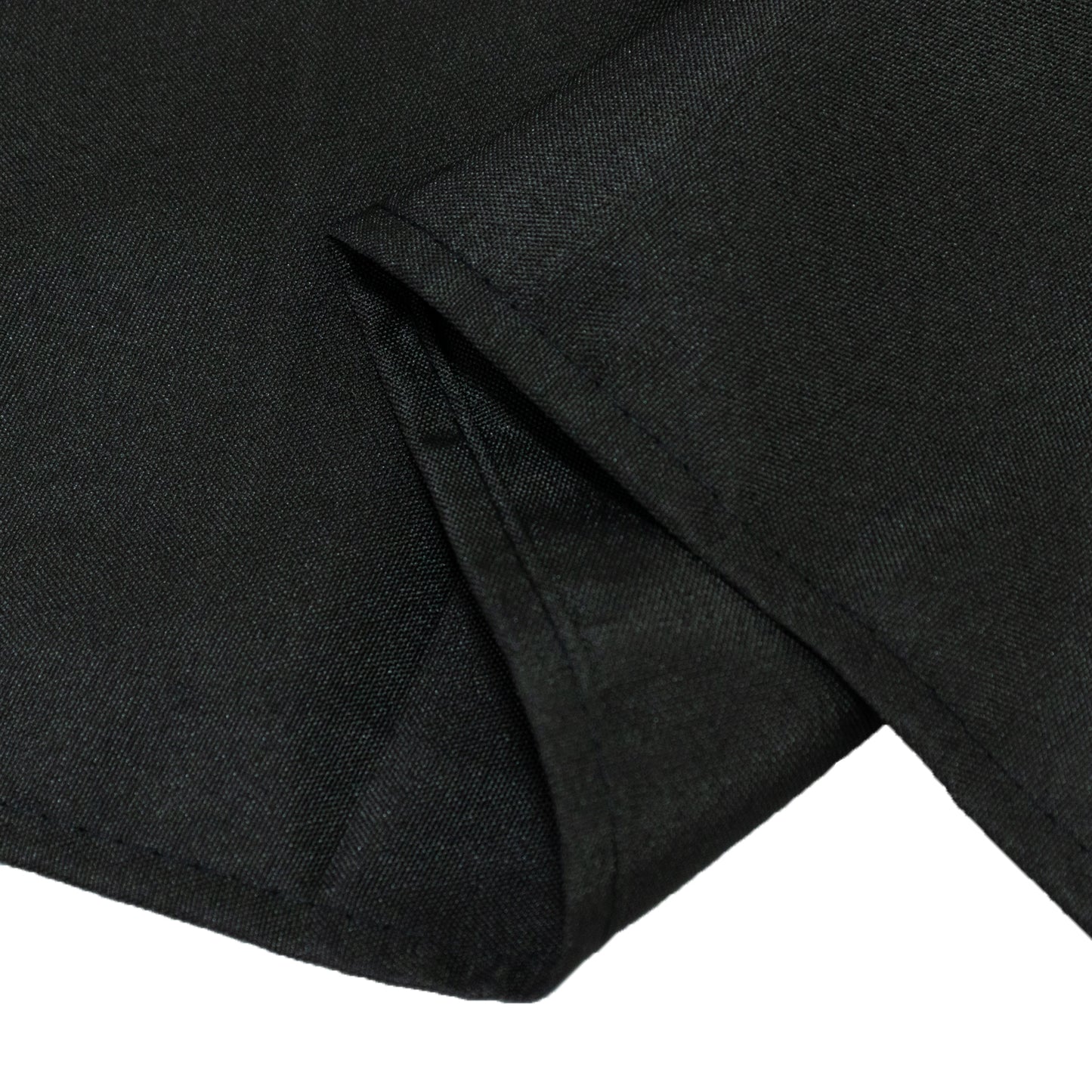 Polyester Tablecloth 60"×84" Black – Rectangle, Washable & Wrinkle-Resistant, Perfect for Parties