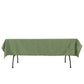 Polyester Tablecloth 60"×84" Dusty Sage Green – Rectangle, Washable & Wrinkle-Resistant, Perfect for Parties