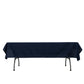 Polyester Tablecloth 60"×84" Navy Blue – Rectangle, Washable & Wrinkle-Resistant, Perfect for Parties