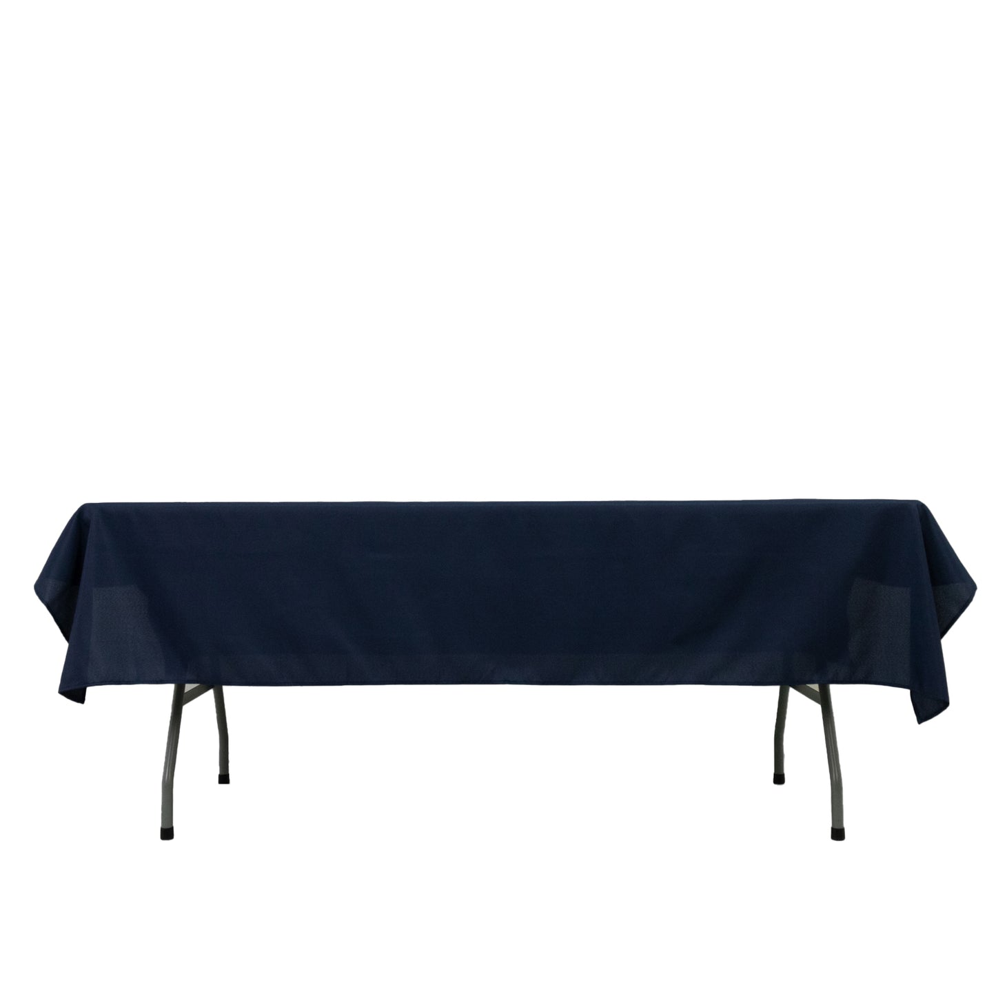 Polyester Tablecloth 60"×84" Navy Blue – Rectangle, Washable & Wrinkle-Resistant, Perfect for Parties