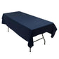 Polyester Tablecloth 60"×84" Navy Blue – Rectangle, Washable & Wrinkle-Resistant, Perfect for Parties