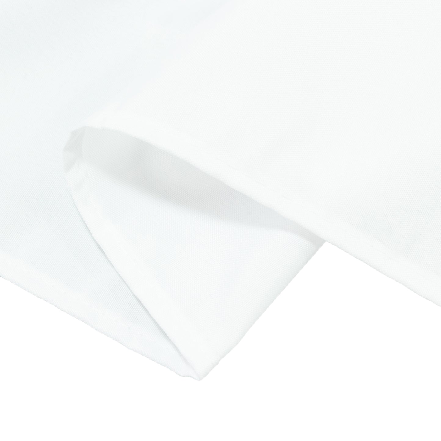 Polyester Tablecloth 60"×84" White – Rectangle, Washable & Wrinkle-Resistant, Perfect for Parties