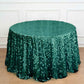Big Payette 120 Inch Hunter Emerald Green Round Tablecloth