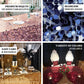 Matte champagne sequin rectangular tablecloth for elegant events.