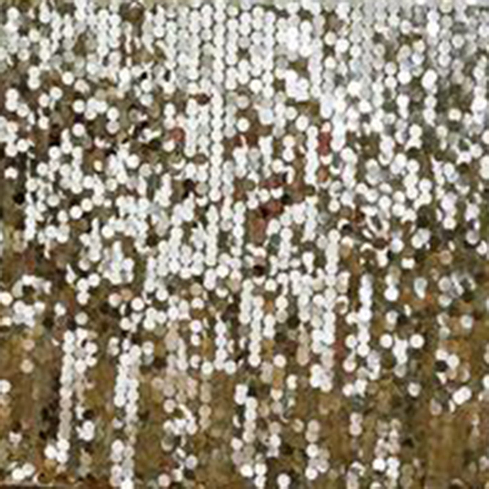 Premium Big Payette Sequin Champagne Rectangle Tablecloth 90 Inch x 156 Inch#whtbkgd