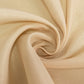 Beige Ruffled Chiffon Willow Chair Hood Sashes#whtbkgd