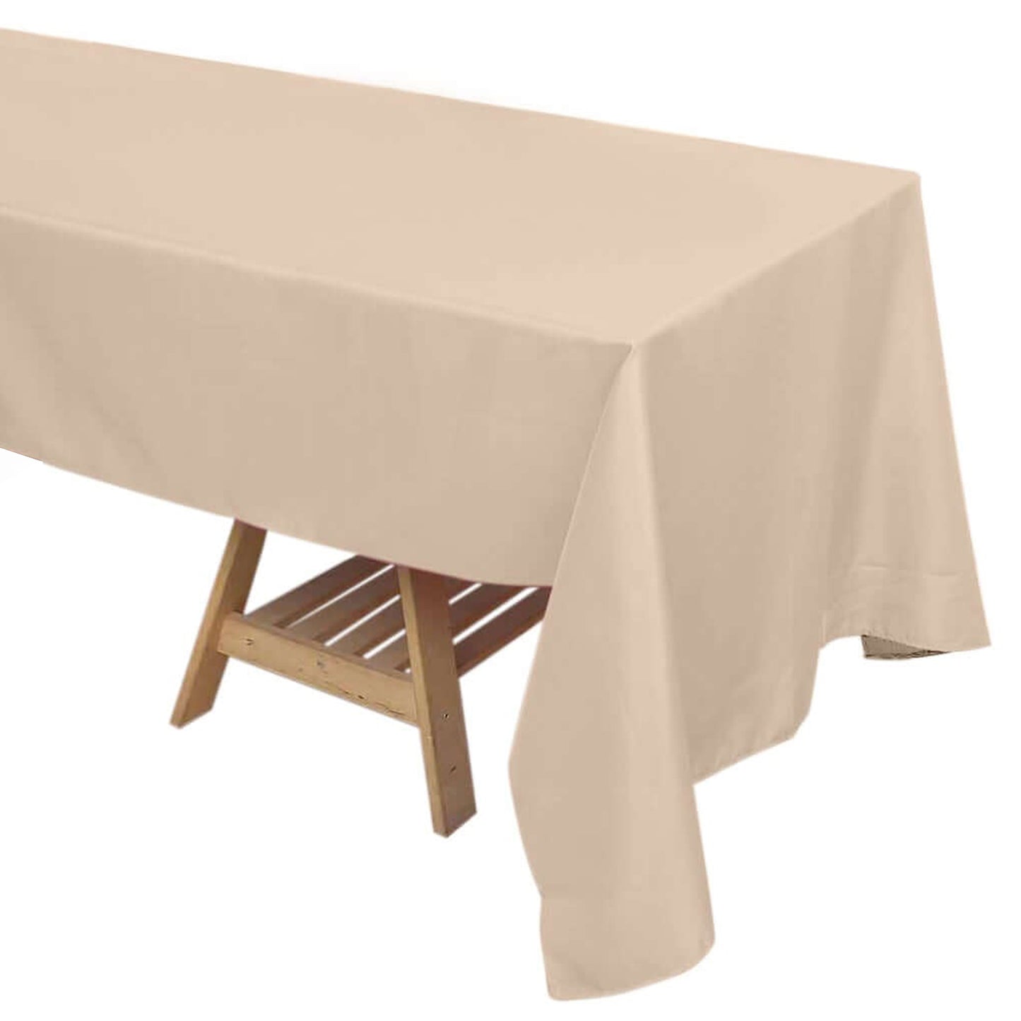 72X120 Inches Size Nude Table Cover For Rectangle Table