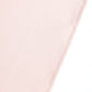 90"x132" Blush Seamless Premium Polyester Rectangular Tablecloth - 220GSM