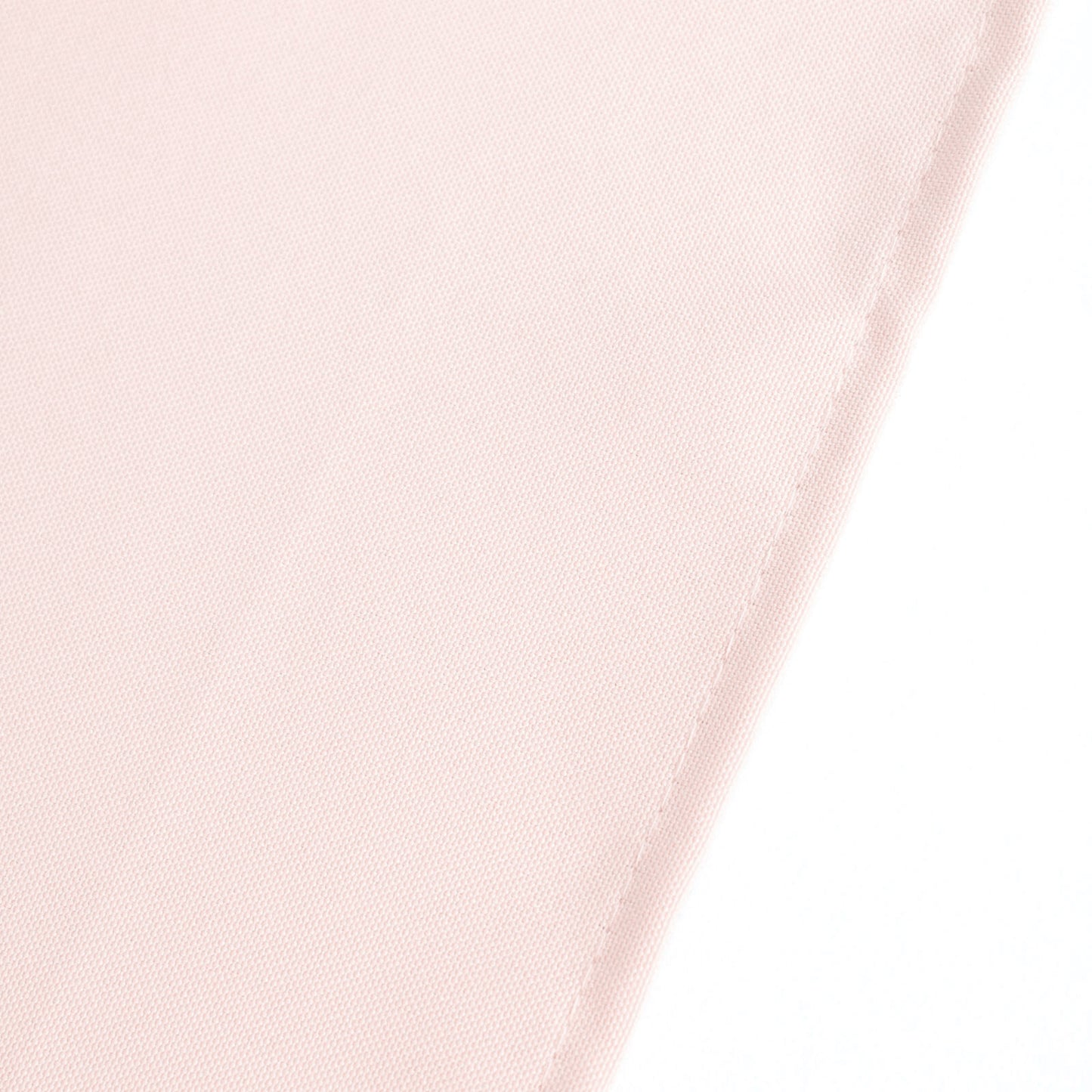 90"x132" Blush Seamless Premium Polyester Rectangular Tablecloth - 220GSM