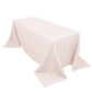 90"x132" Blush Seamless Premium Polyester Rectangular Tablecloth - 220GSM