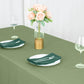 90"x132" Dusty Sage Green Seamless Premium Polyester Rectangular Tablecloth - 220GSM