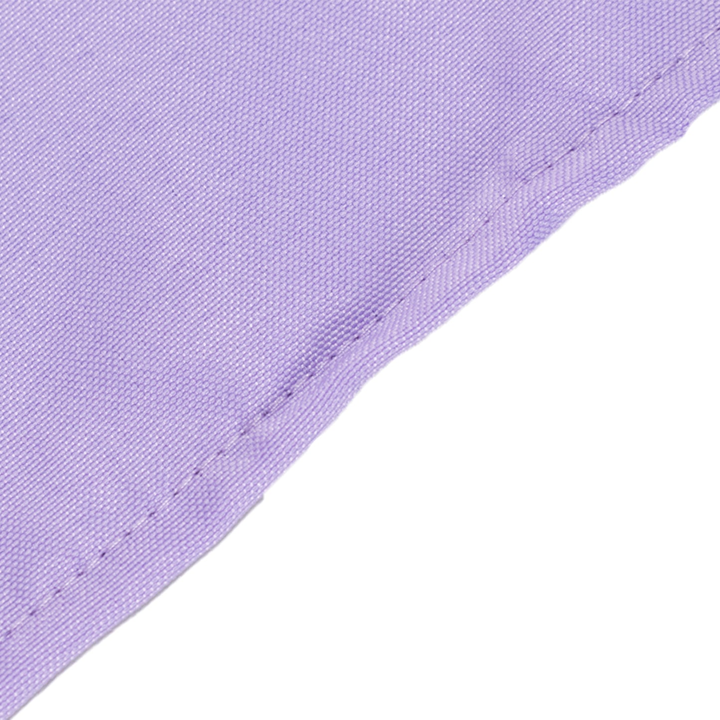 90"x132" Lavender Lilac Seamless Premium Polyester Rectangular Tablecloth - 220GSM for 6 Foot Table With Floor-Length Drop