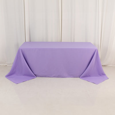 Seamless Lavender Lilac Premium Polyester Rectangular Tablecloth