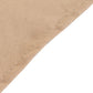 90"x132" Nude Seamless Premium Polyester Rectangular Tablecloth - 220GSM for 6 Foot Table With Floor-Length Drop