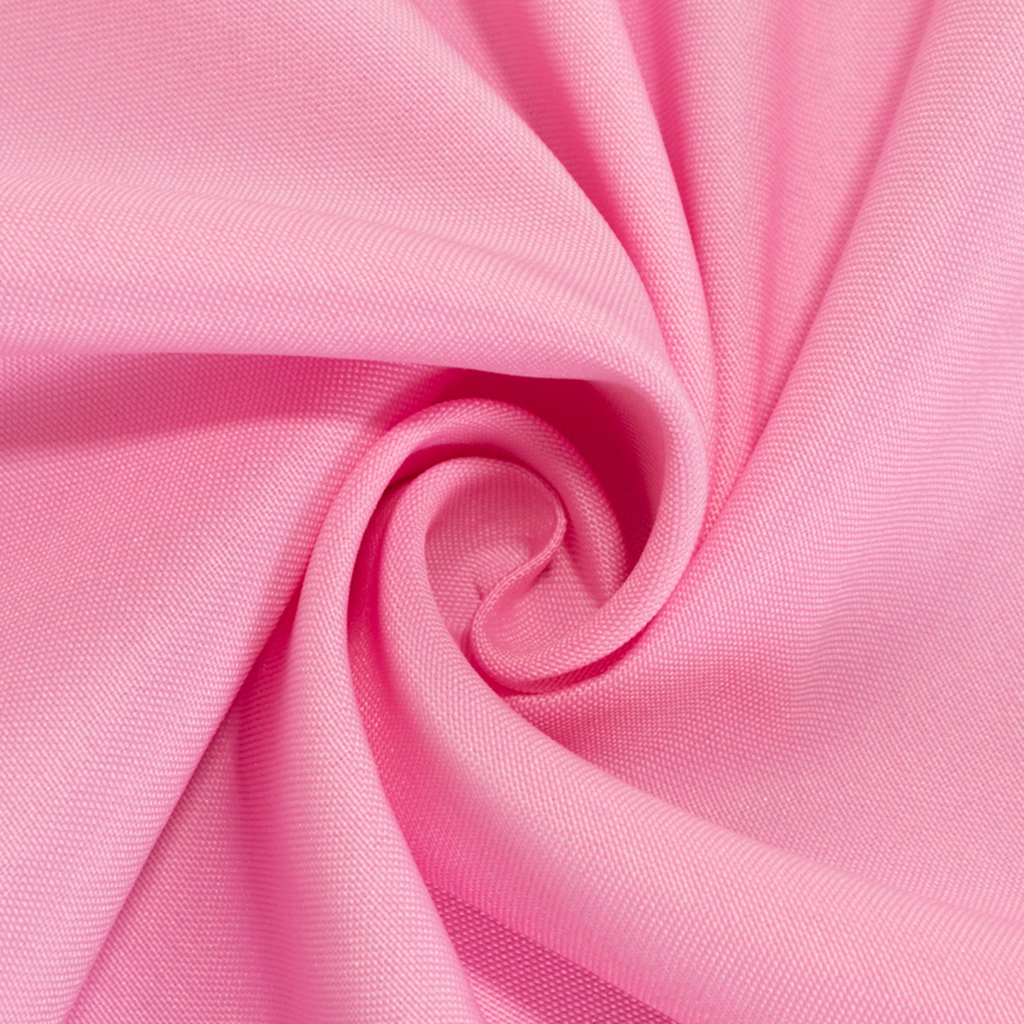 90"x132" Pink Seamless Premium Polyester Rectangular Tablecloth - 220GSM for 6 Foot Table With Floor-Length Drop