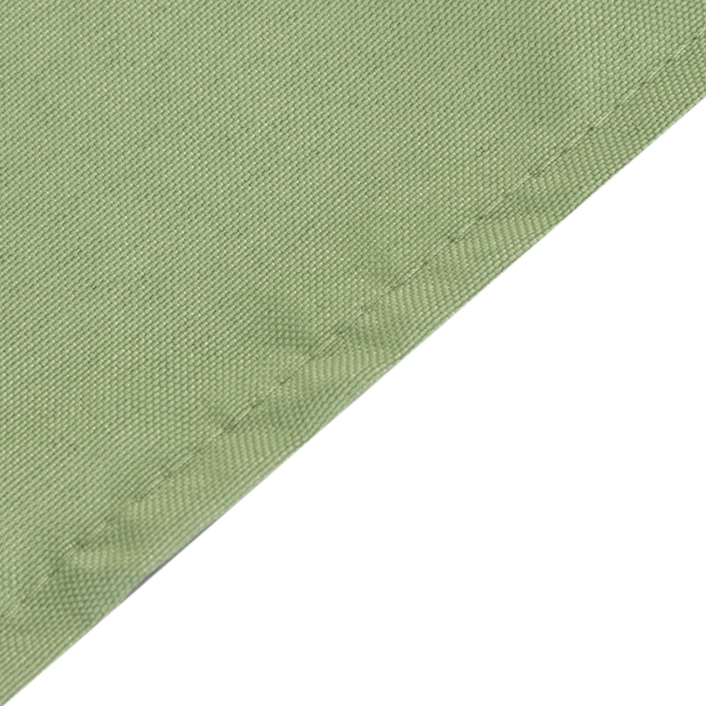 90"x132" Sage Green Seamless Premium Polyester Rectangular Tablecloth - 220GSM for 6 Foot Table With Floor-Length Drop