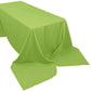 90x156 Inch Polyester Tablecloth Rectangle Apple Green